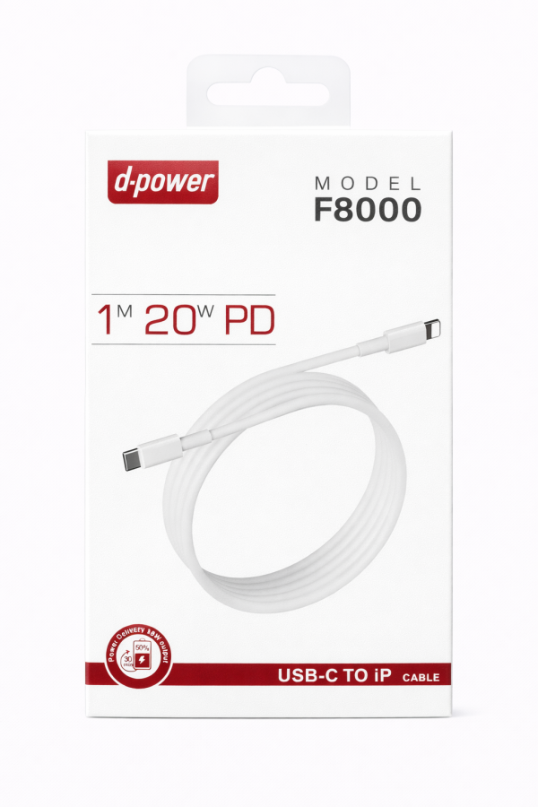 CÂBLE TYPE C VERS LIGTHNING (1M) F8000 | Beauty phone 