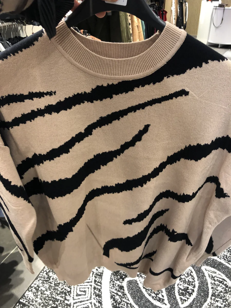 Pull  zèbre | Astra boutique 
