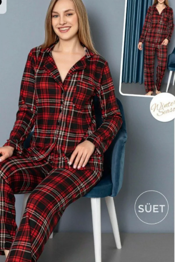 Pyjama Ecoassai Rouge | CasaZaz