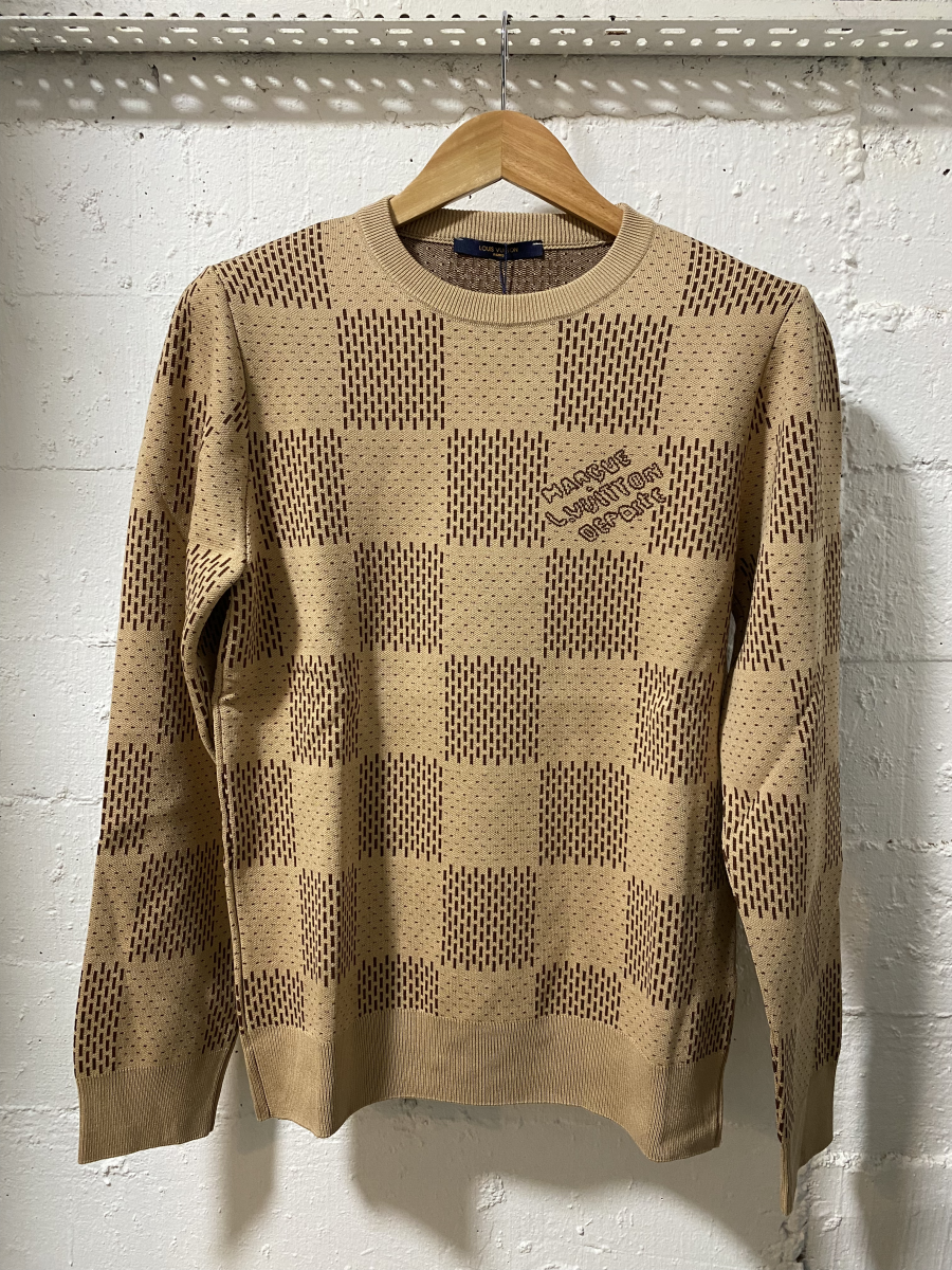 Louis Vuitton Marque Sueter Brown  | MASSIMOLUXURYOUTLET
