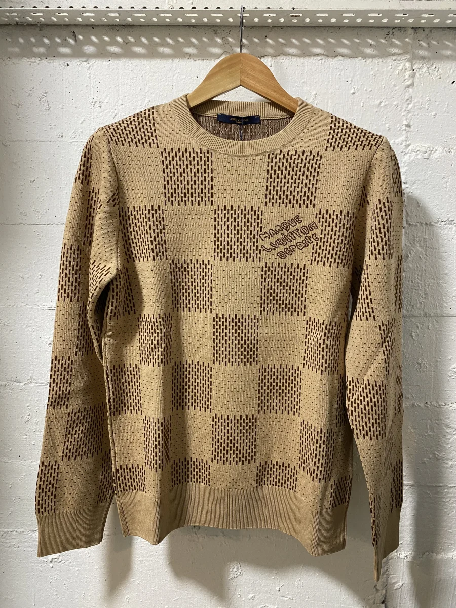 Louis Vuitton Marque Sueter Brown  | MASSIMOLUXURYOUTLET
