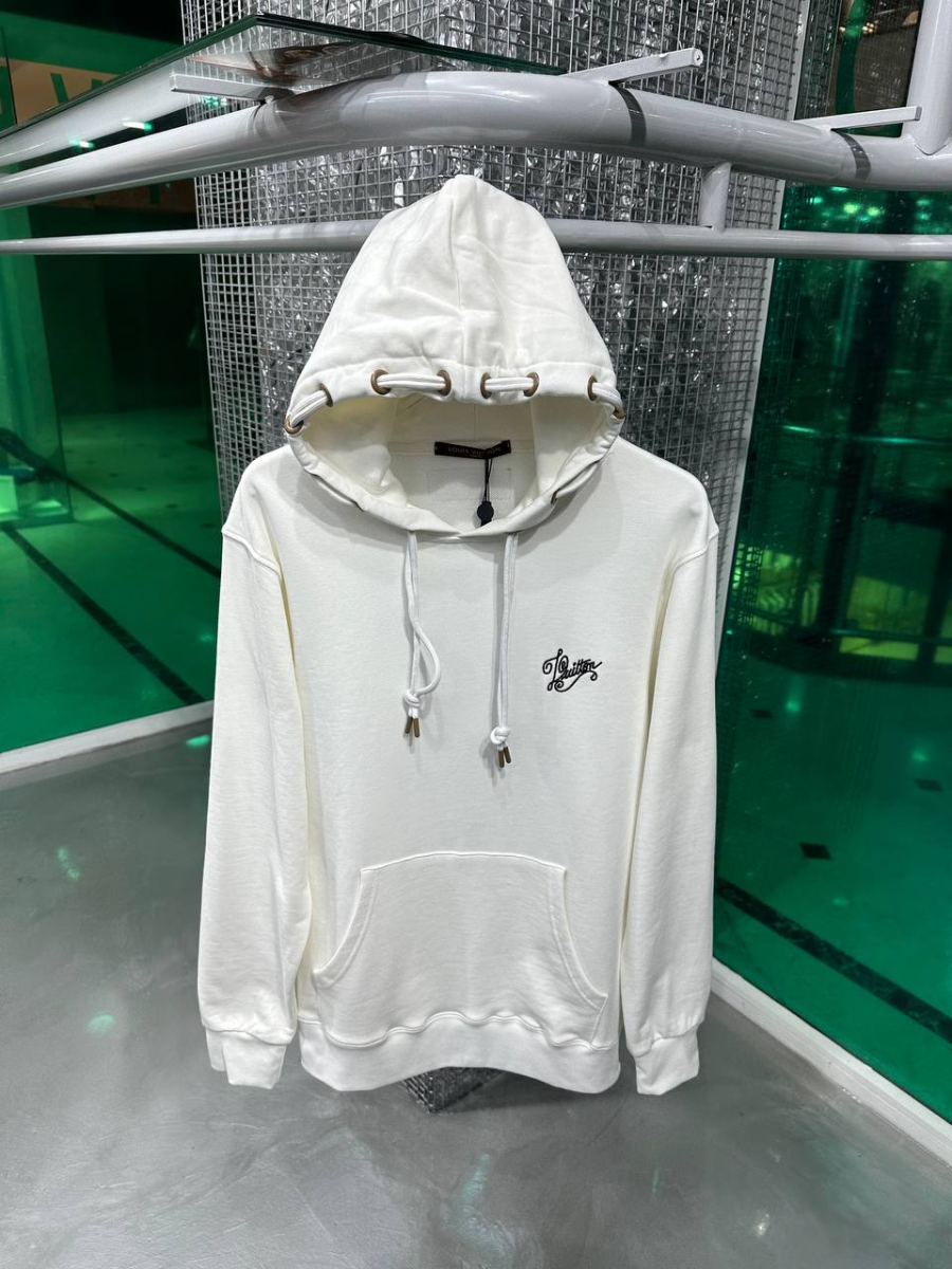 Louis Vuitton Nautical Hoodie White | MASSIMOLUXURYOUTLET