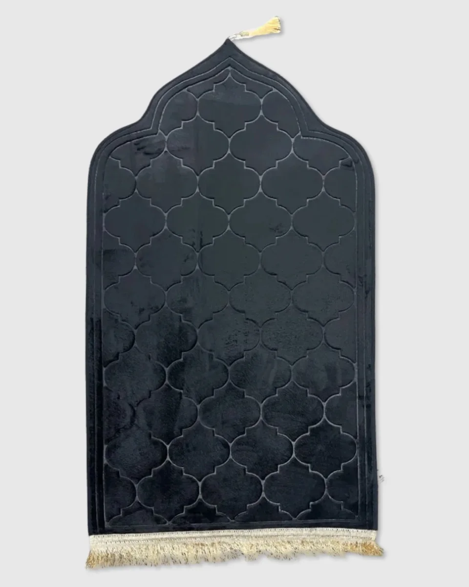TAPIS DE PRIERE ORTHOPEDIQUE : UNTAPIS ULTRA CONFORT NOIR  | AMCOSMETIK