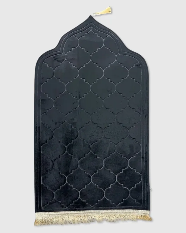 TAPIS DE PRIERE ORTHOPEDIQUE : UNTAPIS ULTRA CONFORT NOIR  | AMCOSMETIK