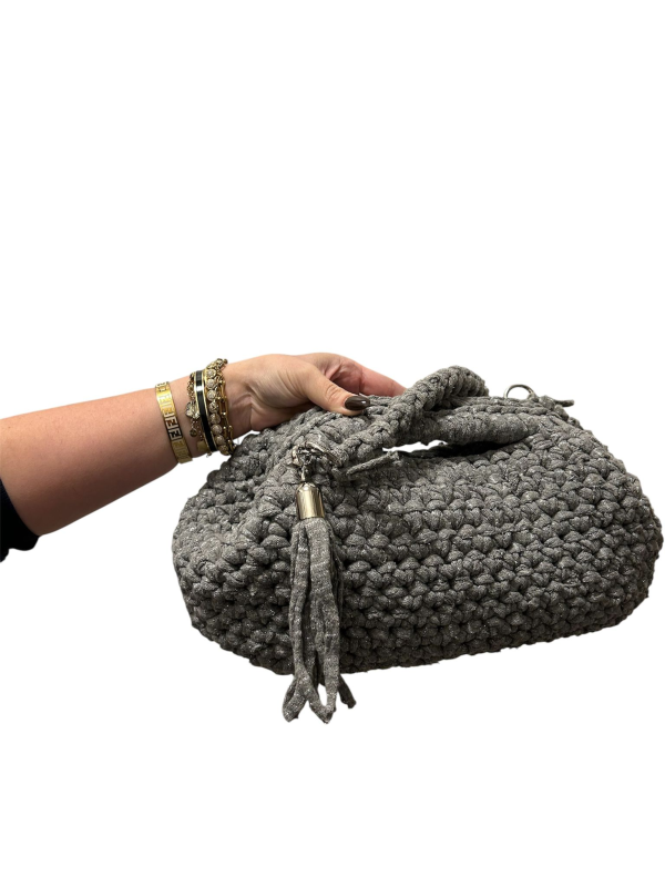 Cluth bag silver lurex | Carvin Bags