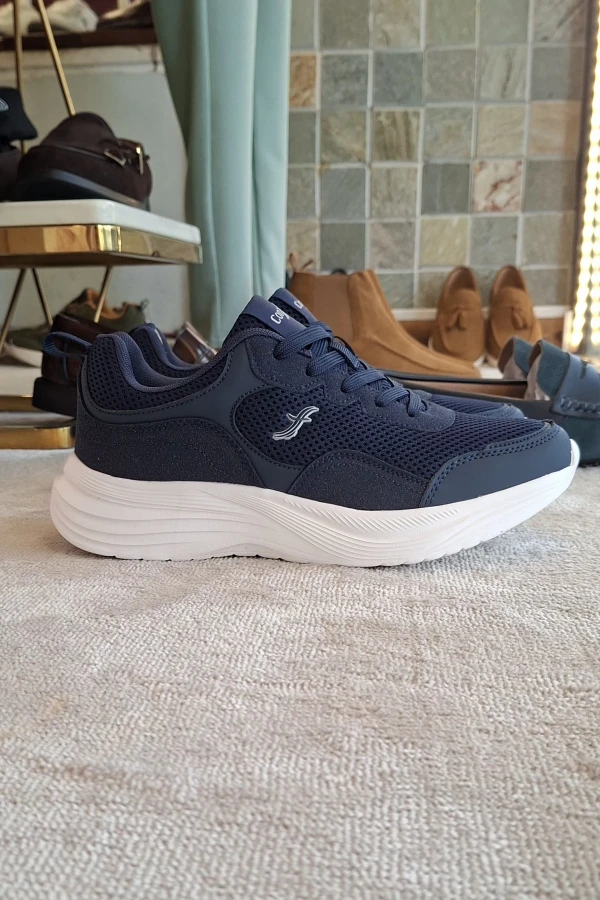 Tenis casual Masculino Confort em Azul Marinho Cod. 813 | definne