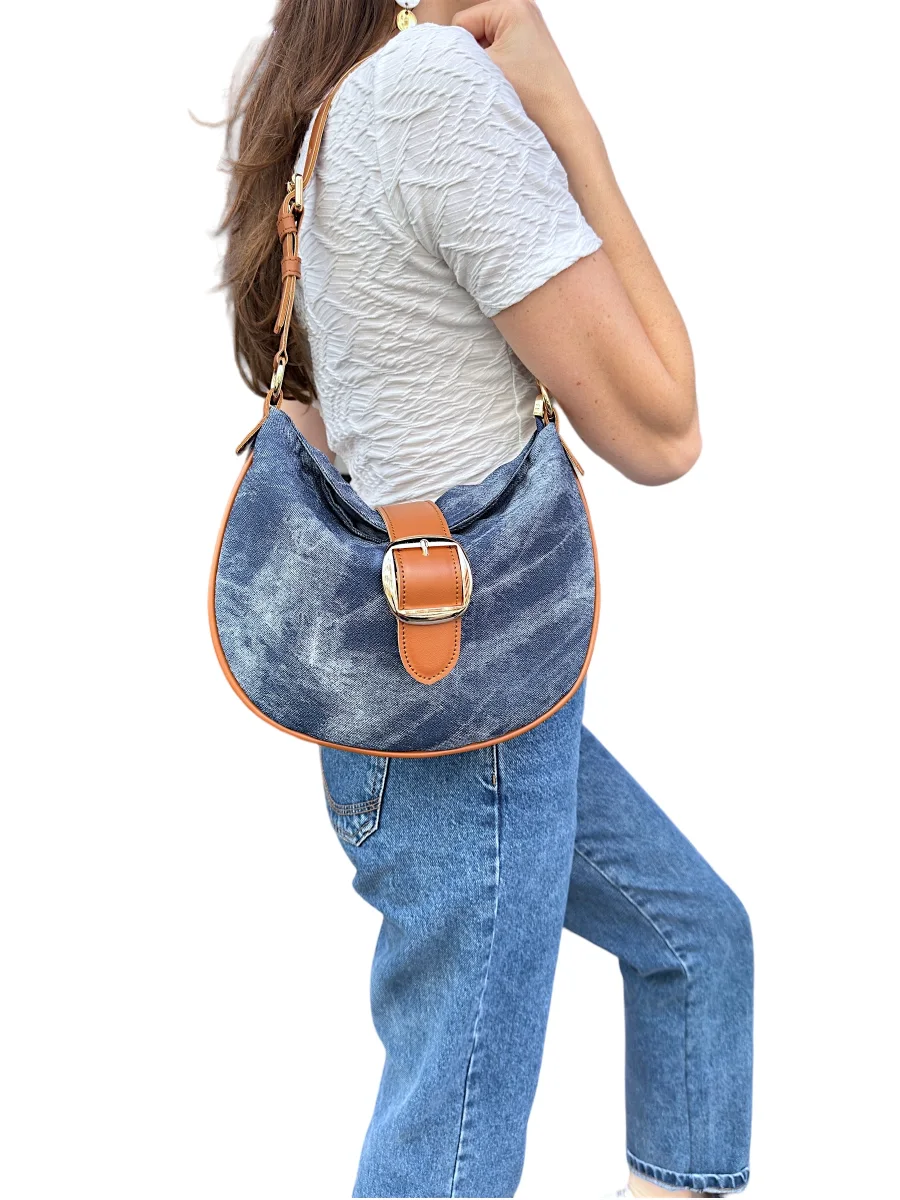 Enzo Bleu Jean Camel | Sac'ré