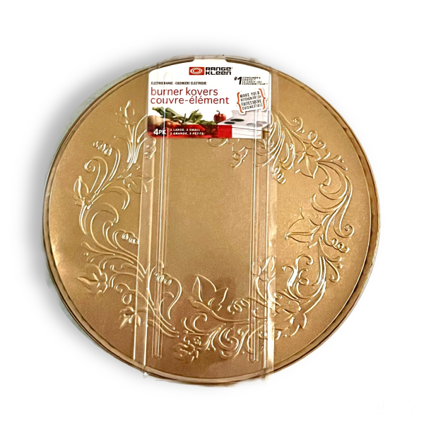 Range Kleen 4-pc. Copper Ivy Burner Kover Set | Home & Kitchen Delights