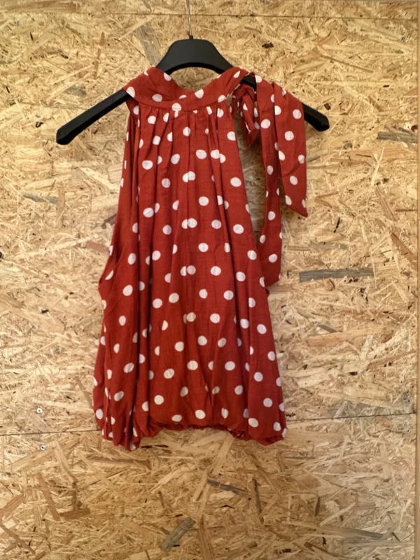 HAUT A POIS TERRACOTTA | LA RONDE DES MODES
