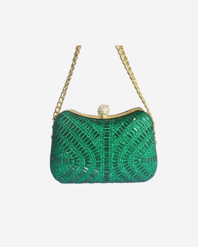 Minaudière compact mosaïque - Strass colorés | Dîna Shop'