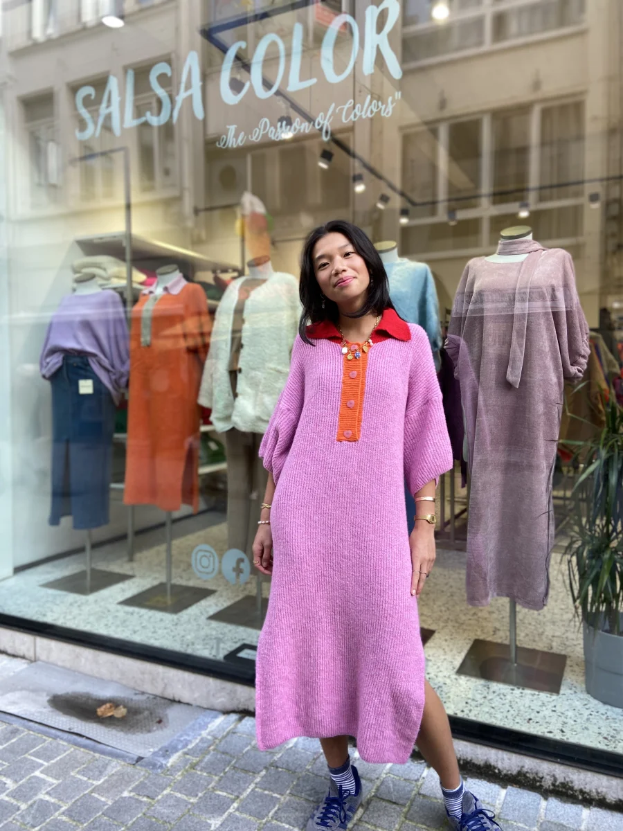 COLOR BLOCK DRESS | Salsa Color