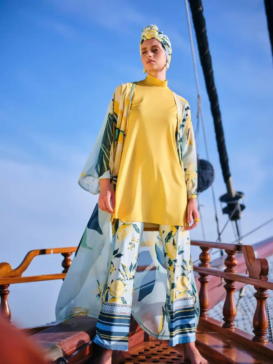 Burkini citron imprimé | CasaZaz