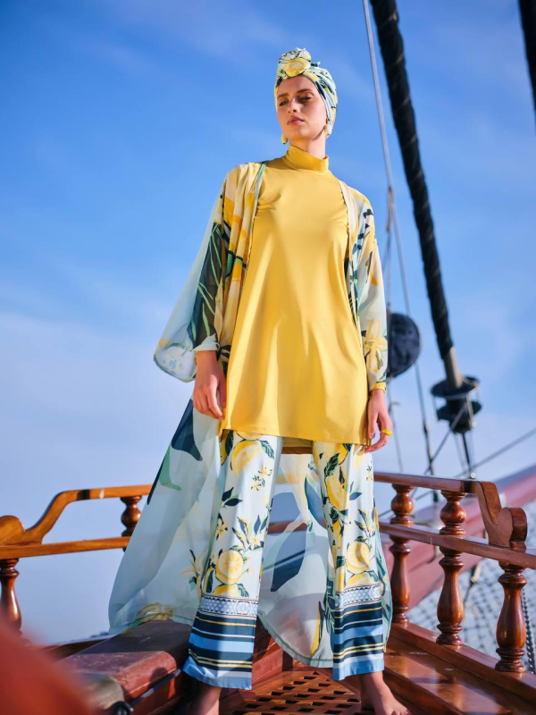 Burkini citron imprimé | CasaZaz