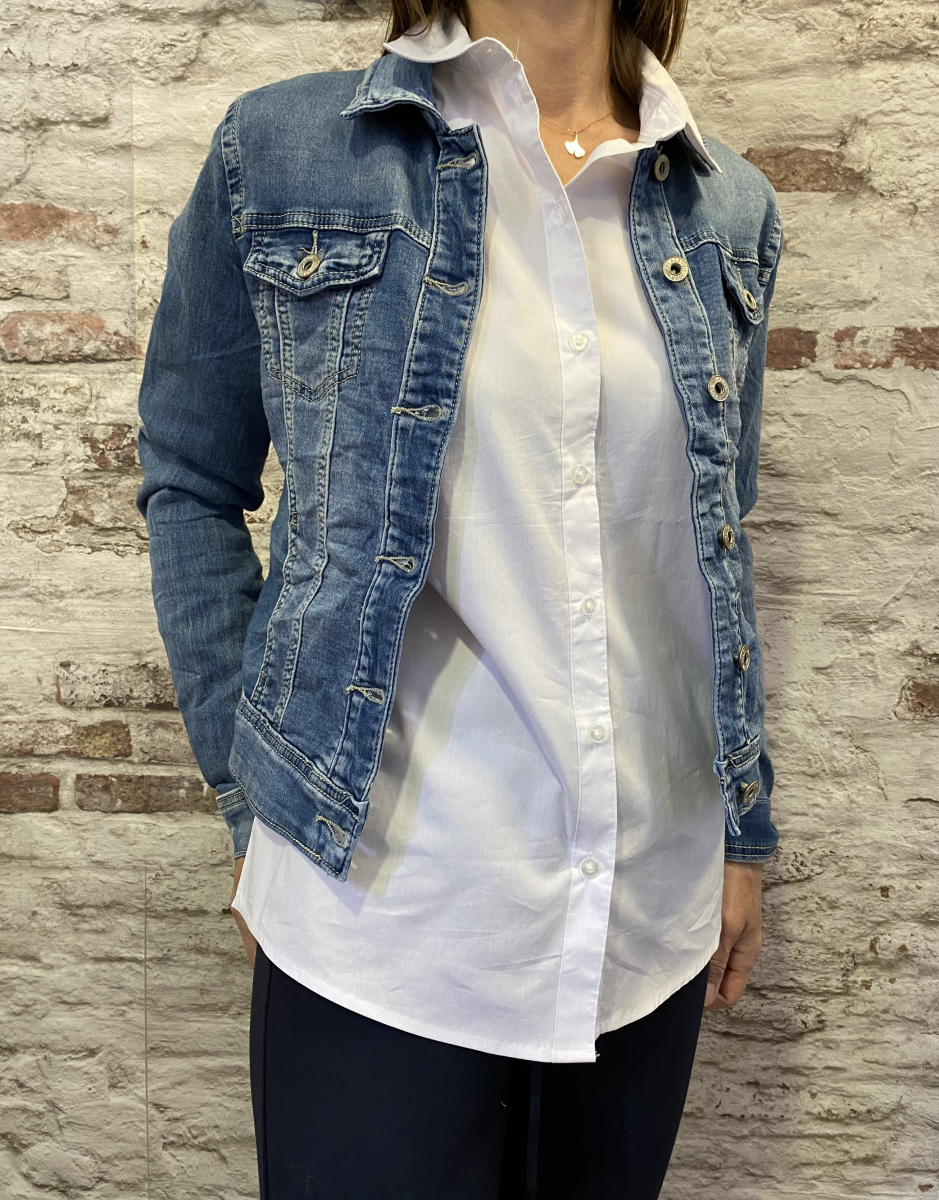 Veste en jean | Jus de coco 