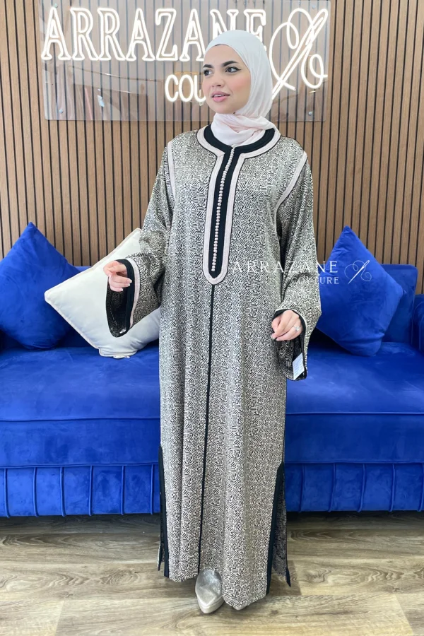 Caftan Kamkha Noir | CasaZaz