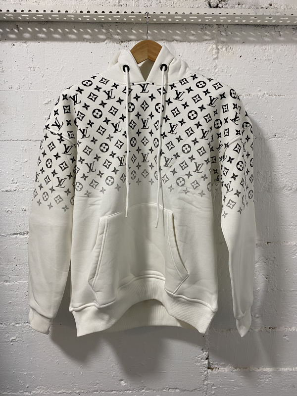 Louis Vuitton Hoodie White Monogram | 