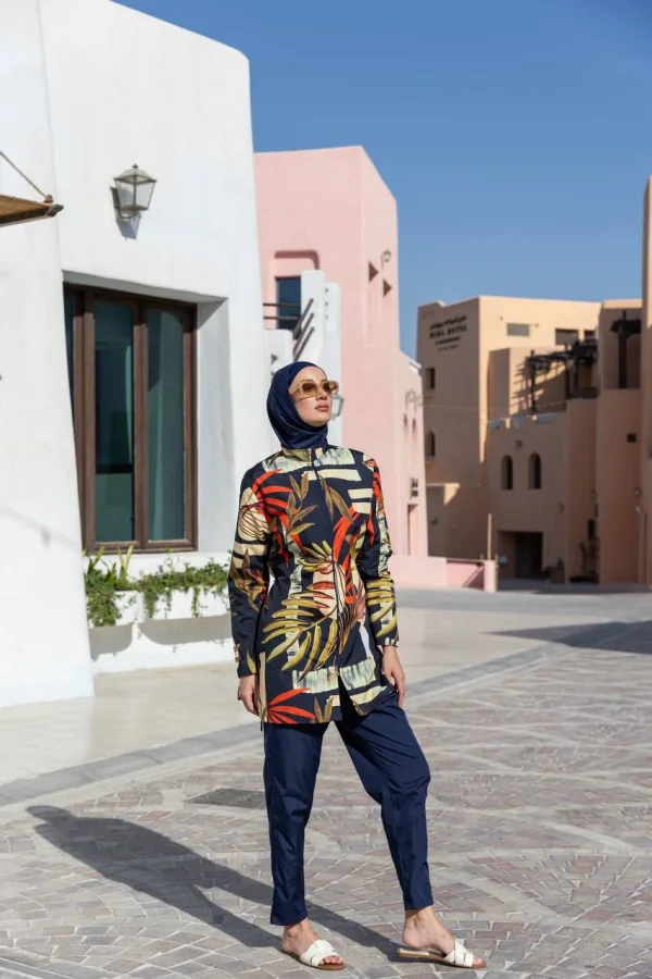 Burkini Nova Imprimé Lacivert | CasaZaz