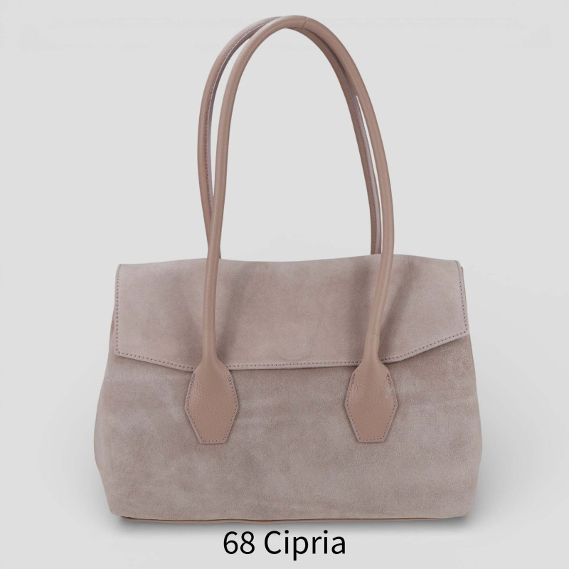 6134 - Borsa in pelle scamosciata  | Carvin Bags