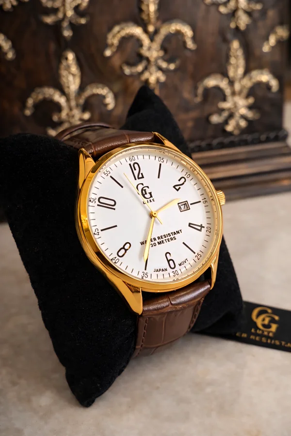 Relógio GGLux Masculino Gold & Brown H1190 | definne