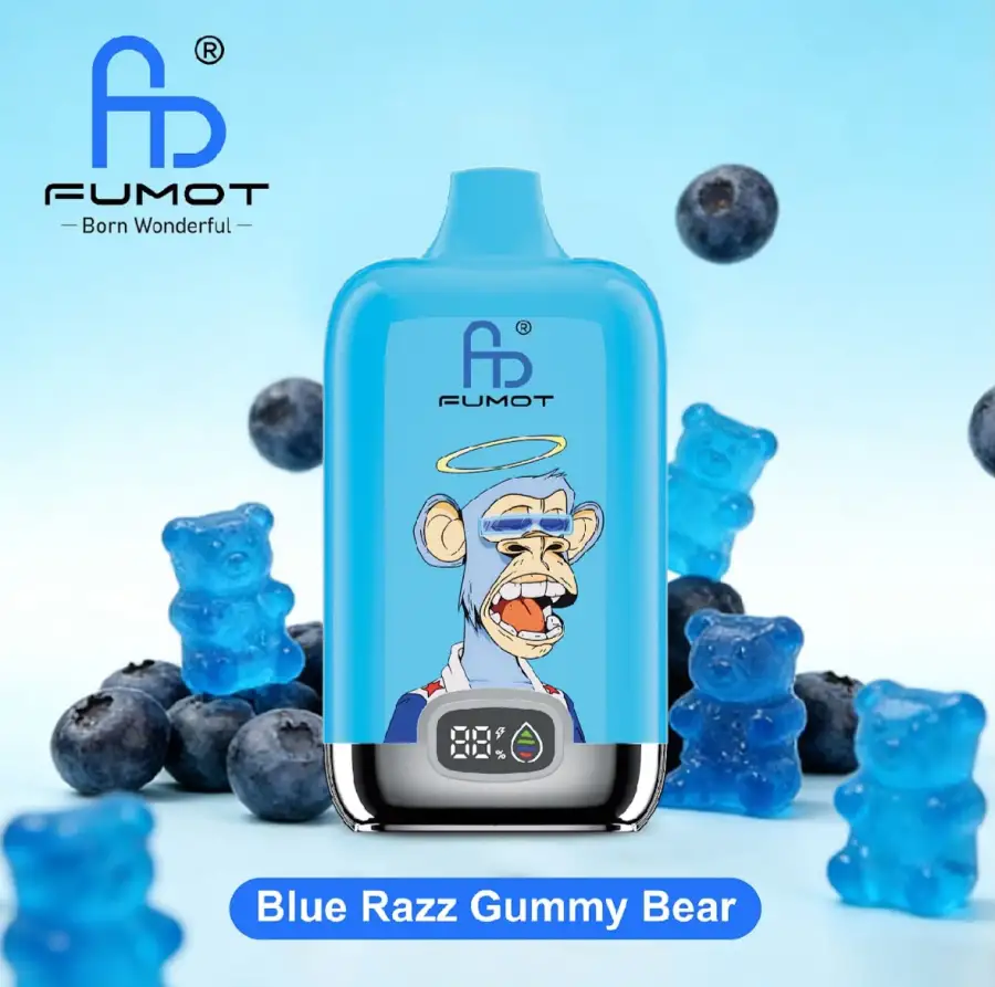 12000 Blue razz gummz bear Digitalbox Fumot | Eq vape