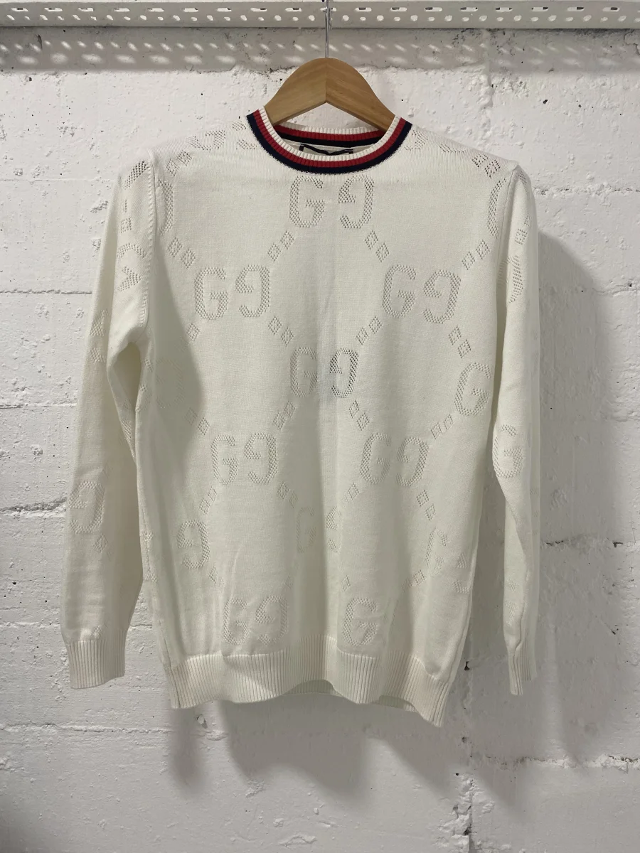 Gucci Firenze Unisex Sweatshirt Knitwear White | MASSIMOLUXURYOUTLET