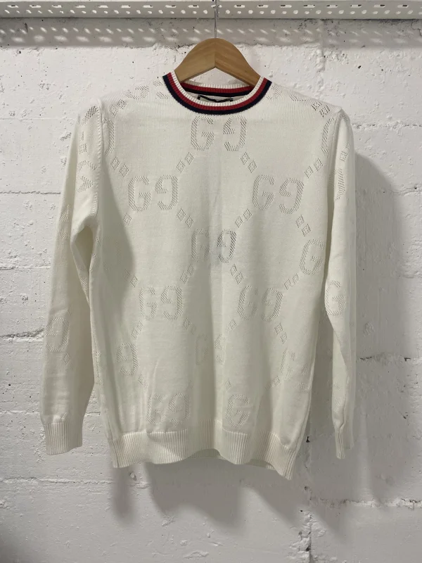 Gucci Firenze Unisex Sweatshirt Knitwear White | MASSIMOLUXURYOUTLET