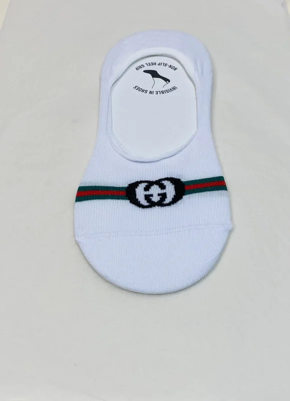 Gucci Firenze Invisible Socks White | MASSIMOLUXURYOUTLET