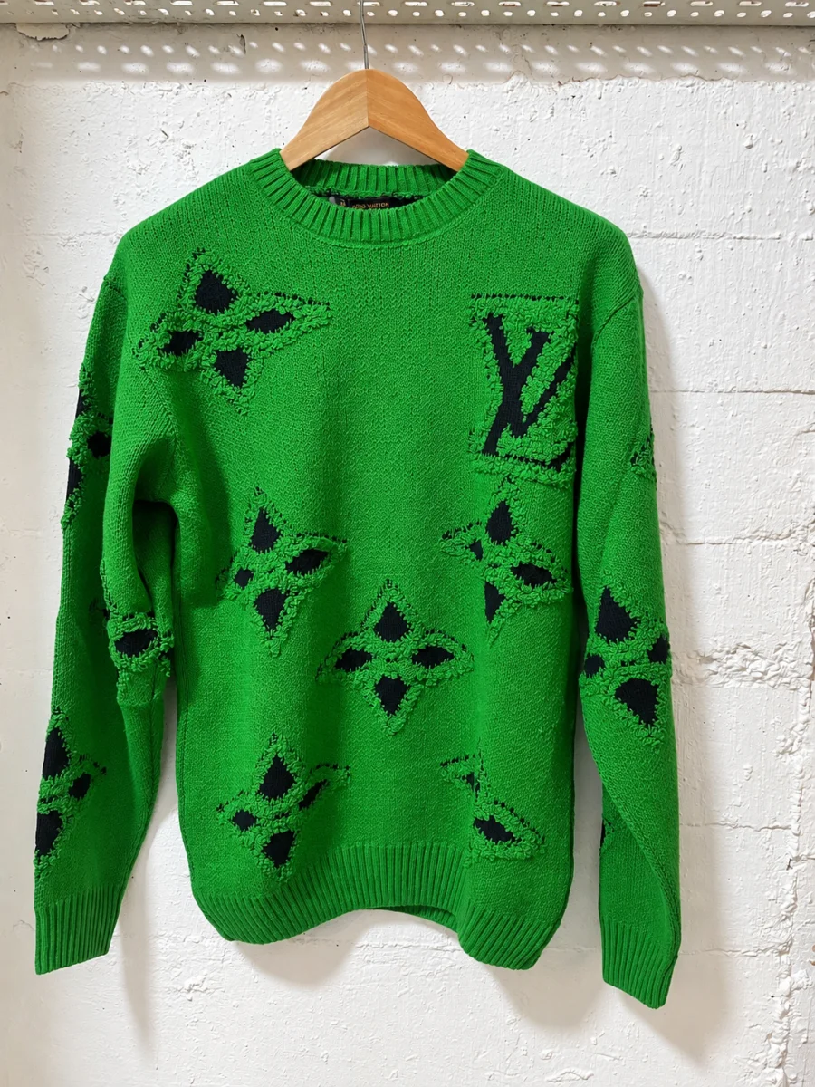 Louis Vuitton Sweater Knit Monogram Green | 