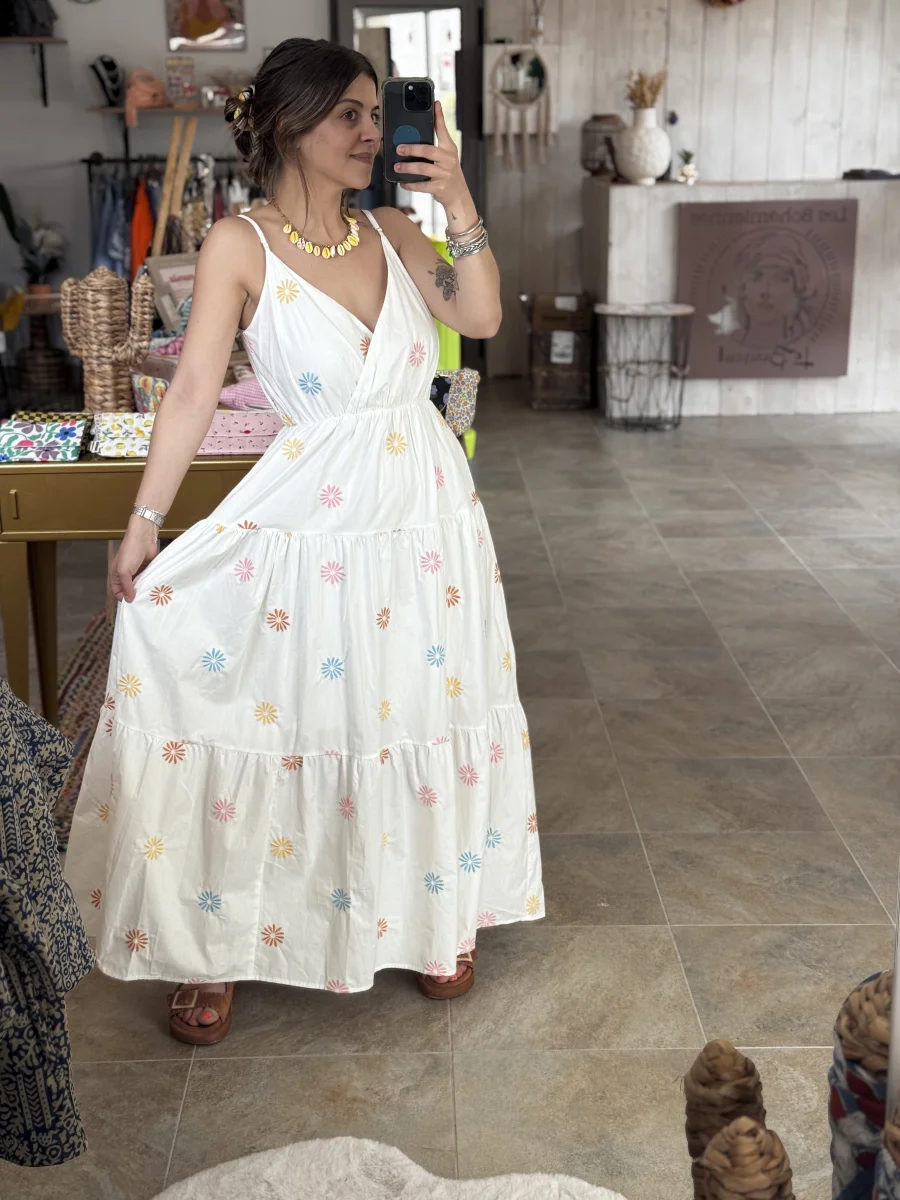 Robe FLORA  | Les bohemiennes Le Bouscat