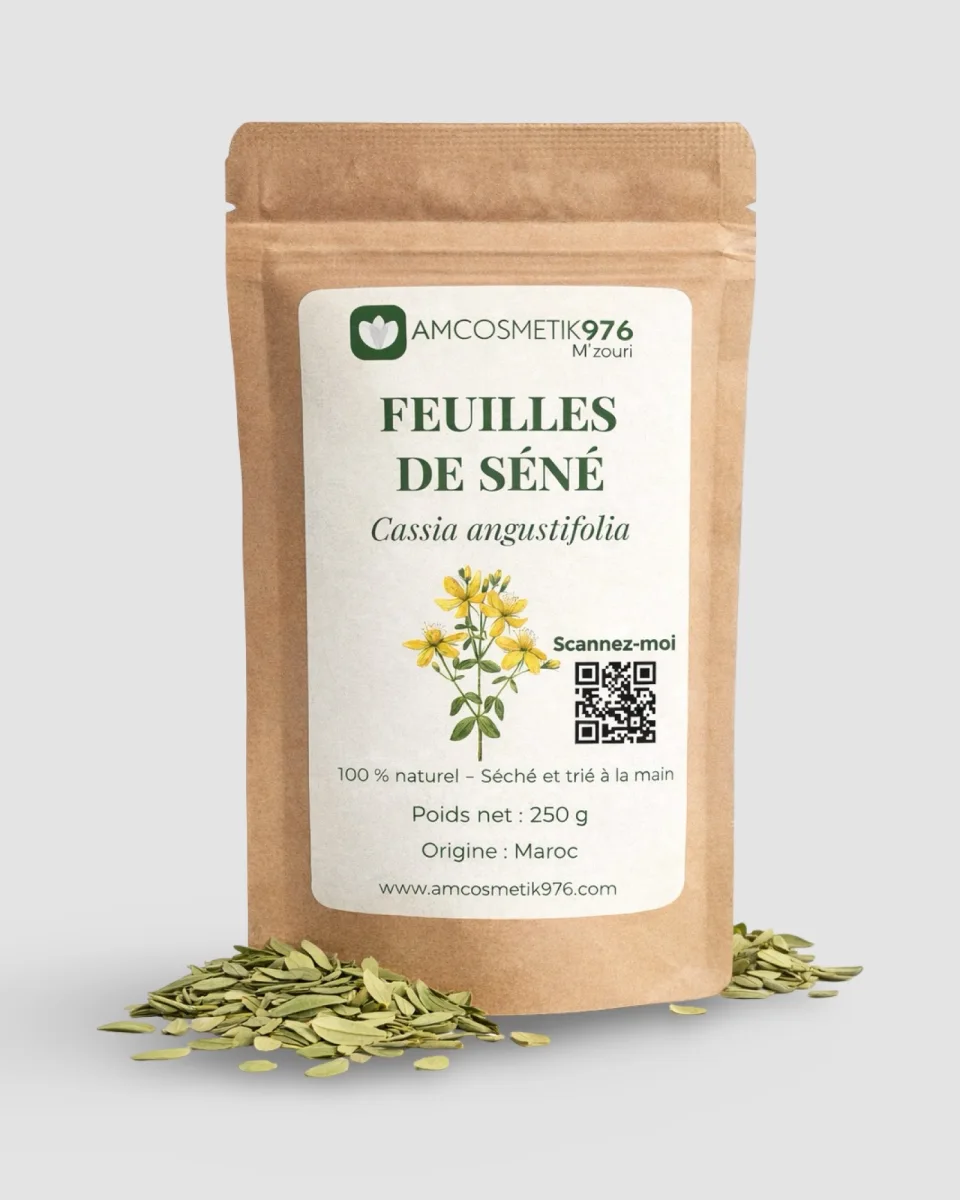 FEUILLES DE SÉNÉ– Cassia angustifolia 250G | AMCOSMETIK