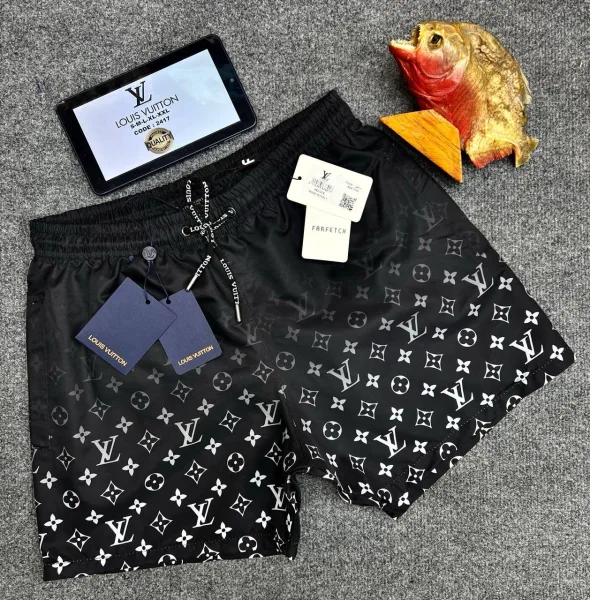Louis Vuitton Swimming Short Black | MASSIMOLUXURYOUTLET