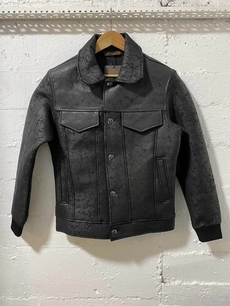 Louis Vuitton Jacket Blouson Monogram Black | MASSIMOLUXURYOUTLET