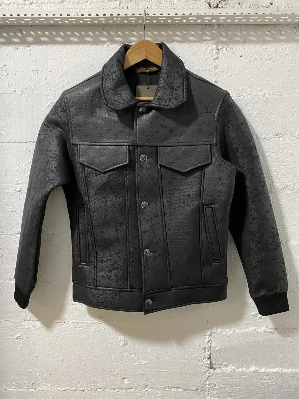 Louis Vuitton Jacket Blouson Monogram Black | MASSIMOLUXURYOUTLET