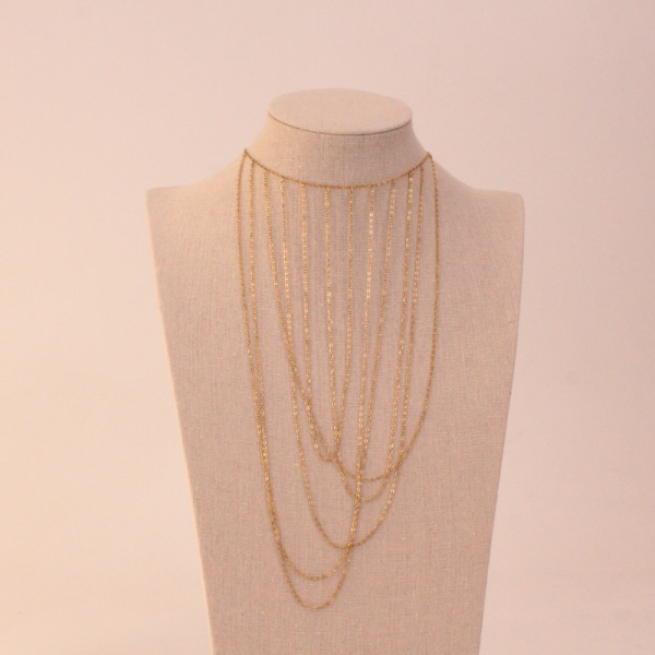 COLLAR CASCADA ACERO | CORIUM