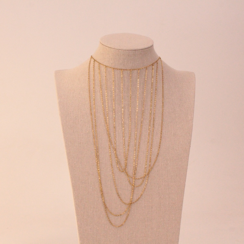 COLLAR CASCADA ACERO | CORIUM