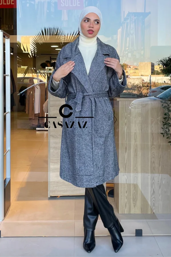 Manteau mi-Long effet cachemire | CasaZaz
