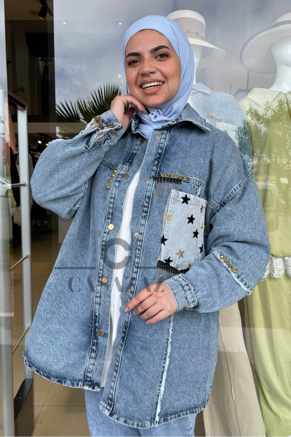 Chemise jean etoiles | CasaZaz