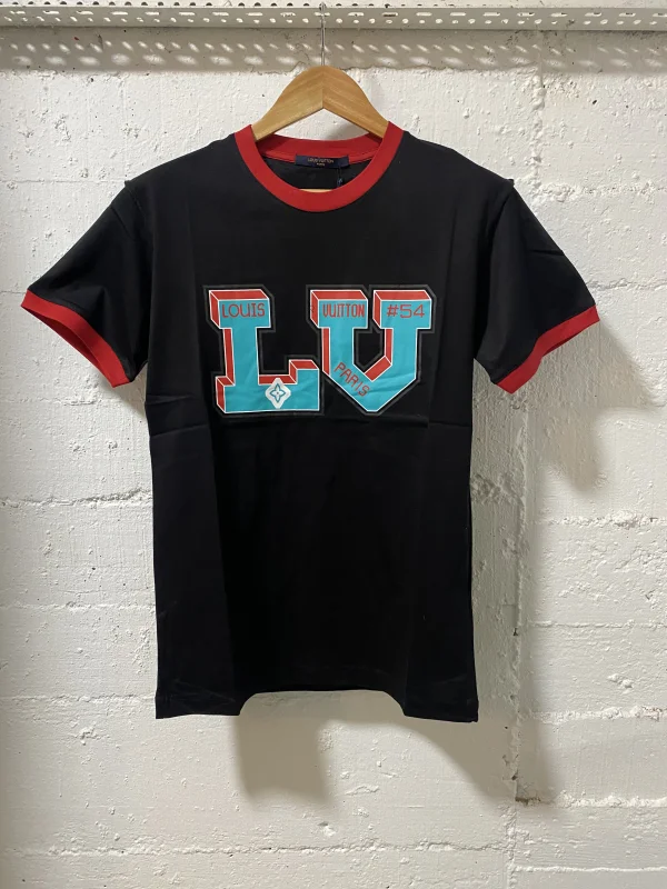 Louis Vuitton T-Shirt Black/Red | MASSIMOLUXURYOUTLET