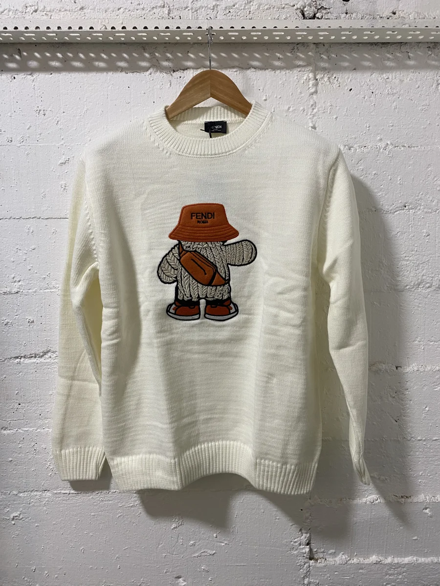Fendi Roma Sweater White  | MASSIMOLUXURYOUTLET