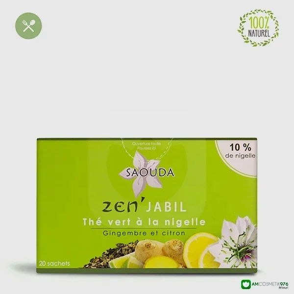 THÉ VERT À LA NIGELLE – SAOUDA | AMCOSMETIK