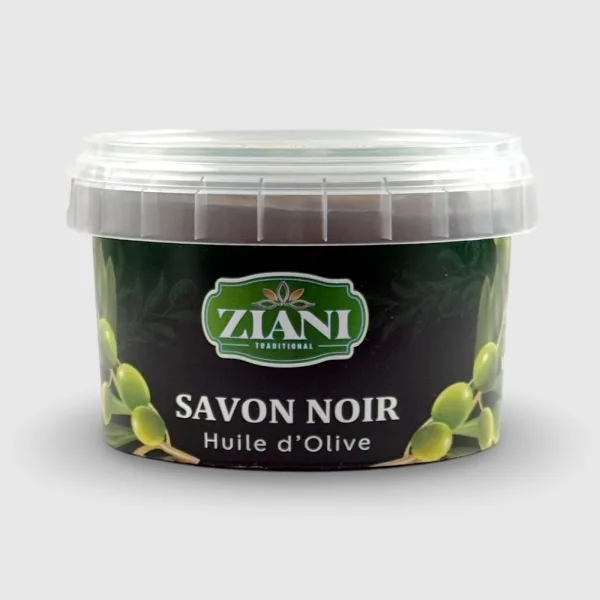 SAVON NOIR À L’HUILE D’OLIVE 250 GR | AMCOSMETIK