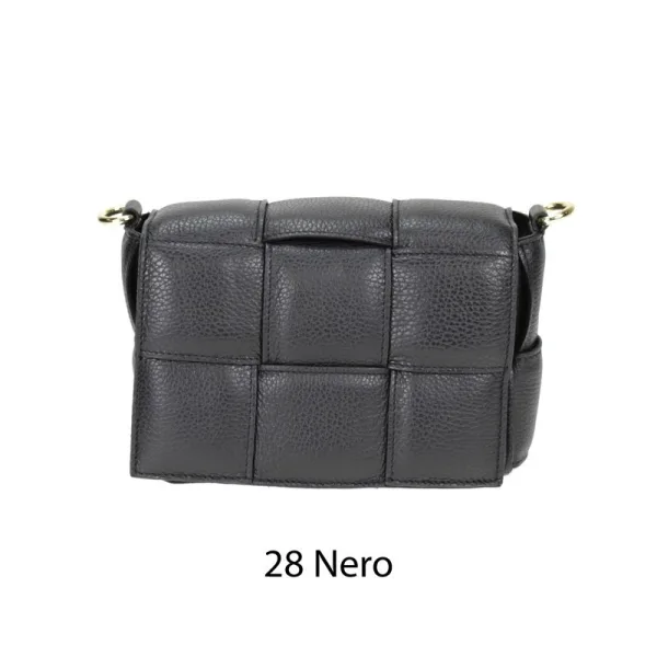 Borsa in pelle quadri piccola | Carvin Bags