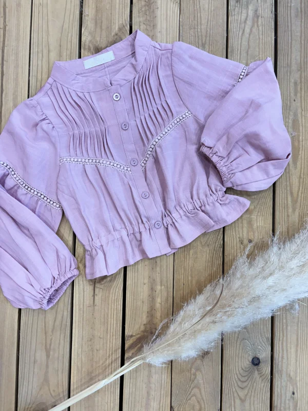 Chemisier Suzon vieux rose  | Lena in Love 