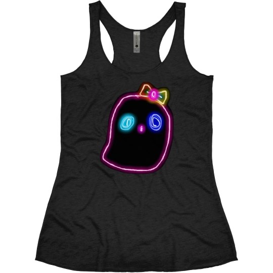 💠NFT NEON BLOOP 3💠 RACERBACK TRIBLEND TANK | 💠 ℕ𝔽𝕋 𝕄𝕖𝕣𝕔𝕙 💠🎃