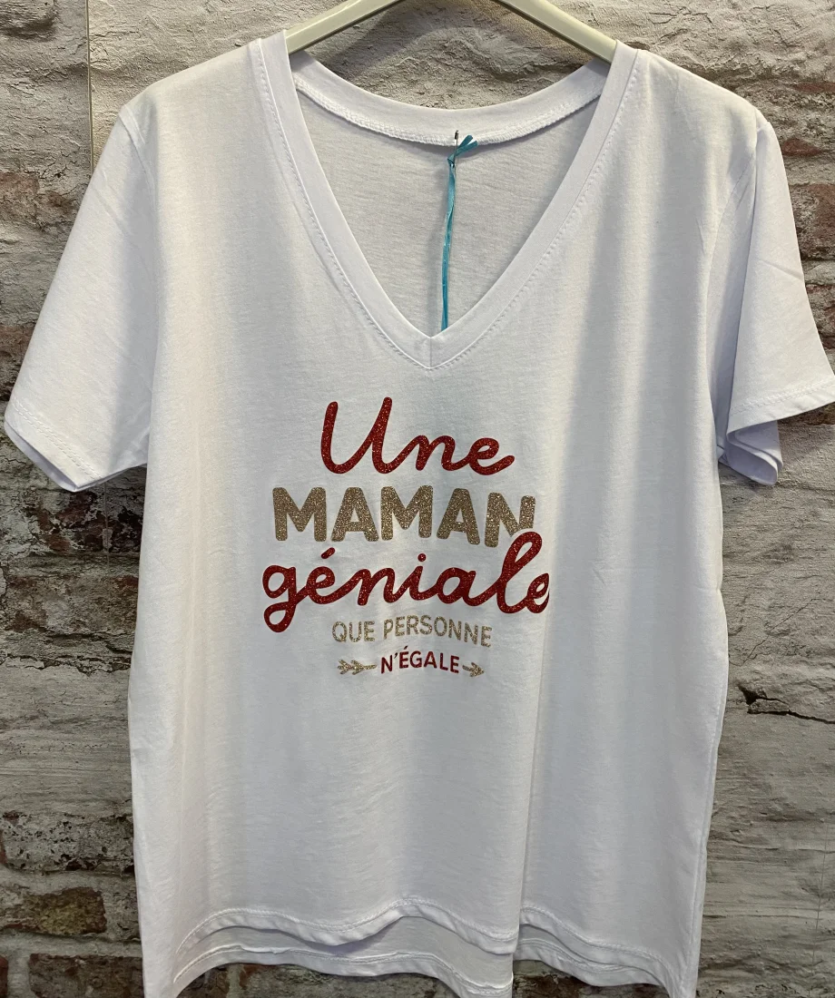 Tshirt maman géniale  | Jus de coco 
