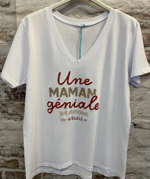 Tshirt maman géniale  | Jus de coco 