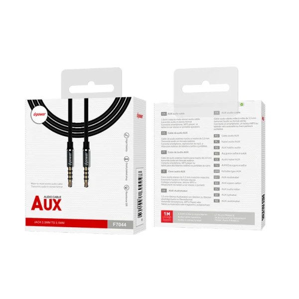 Câble audio jack F7044 | Beauty phone 