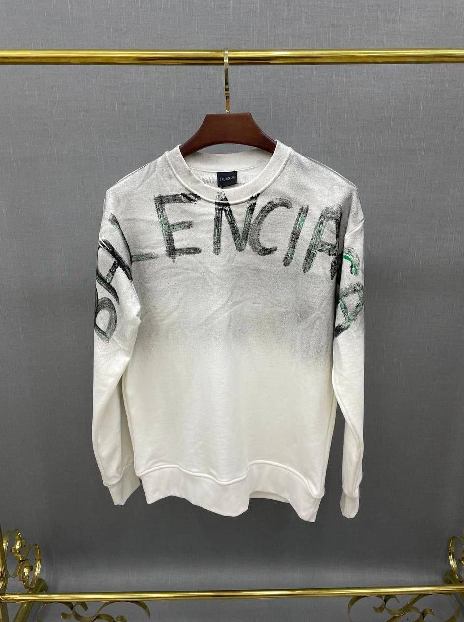 Balenciaga Sweatshirt White  | MASSIMOLUXURYOUTLET