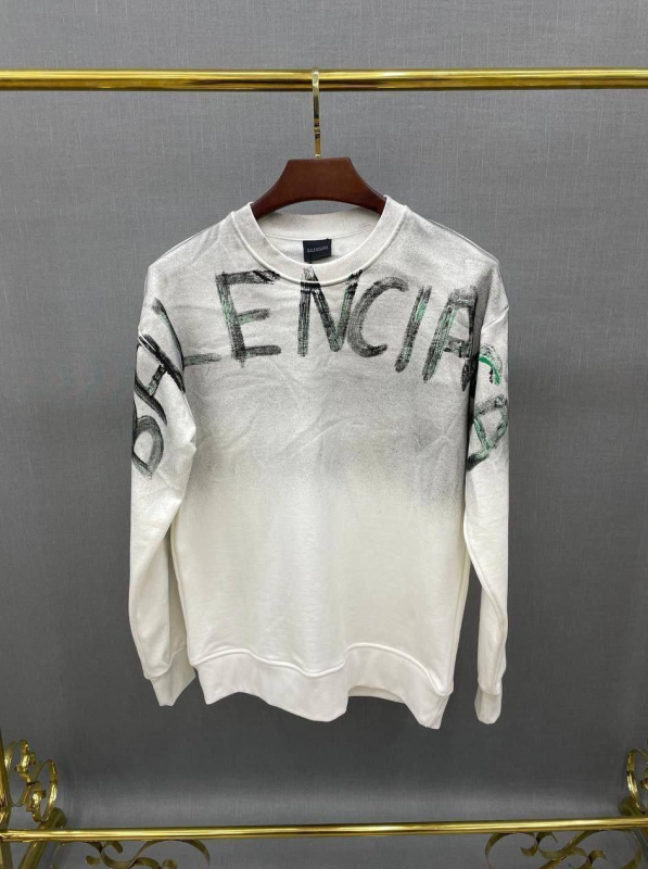 Balenciaga Sweatshirt White  | MASSIMOLUXURYOUTLET