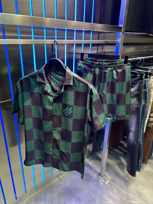 Louis Vuitton Tracksuit''Marque L'' Green | MASSIMOLUXURYOUTLET